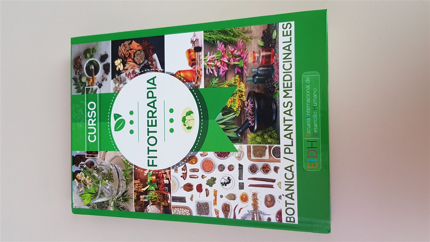 Portada del manual propio de Fitoterapia de EIDH
